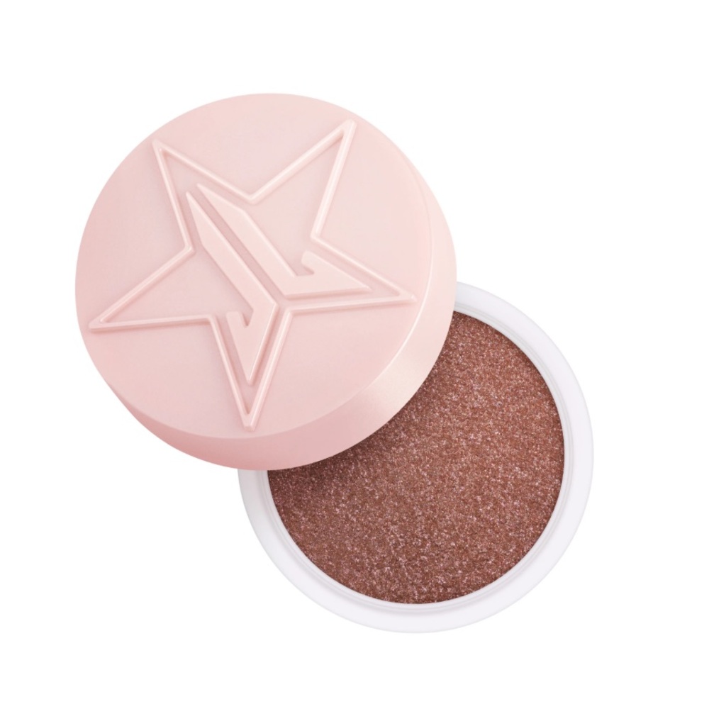 NEW Jeffree Star Eye Gloss Powder Eyeshadow in Voyeurism Light Brown with Pearl